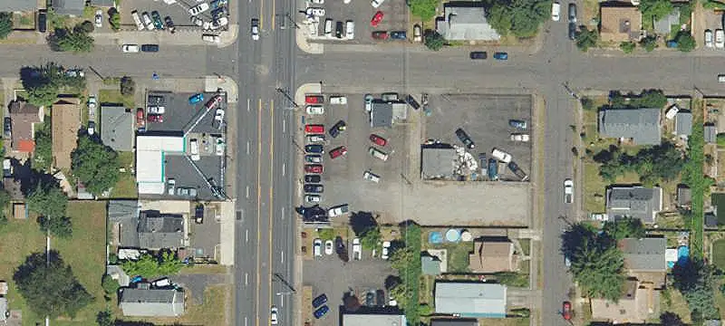 Automotive Sales Lot with Office
