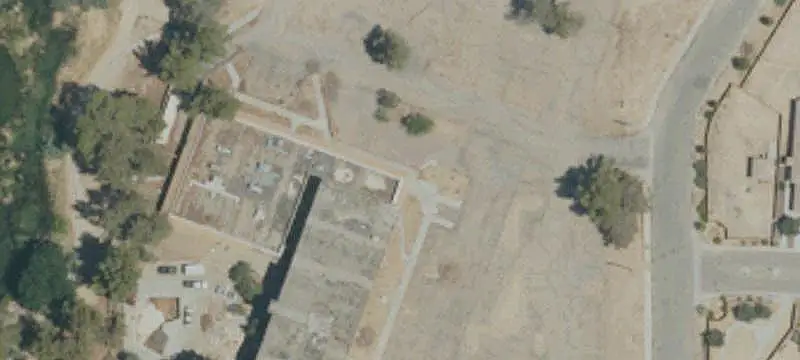 Large Concrete Restaurant Building