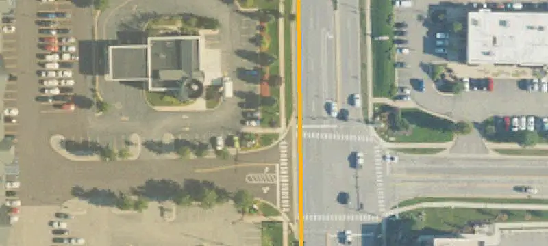 Drug Store at Signalized Corner