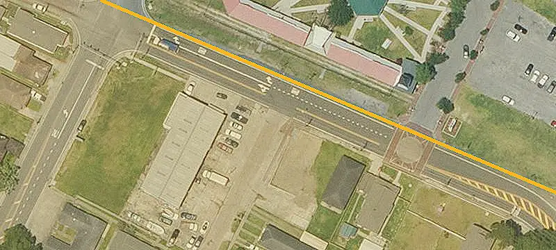 Paved Commercial Land