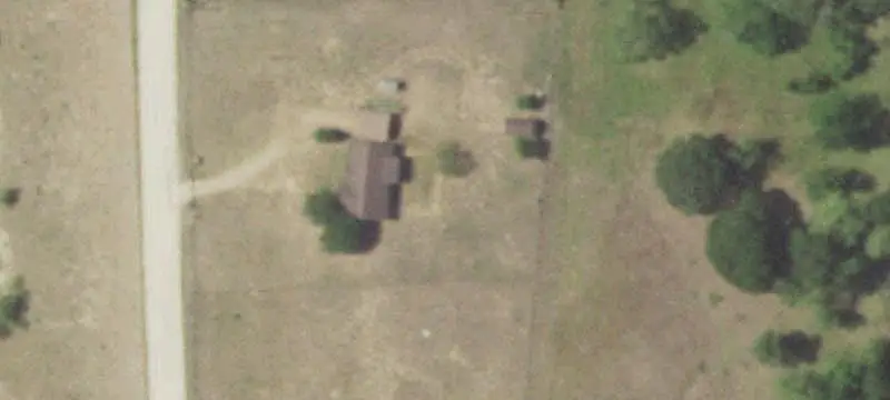 Fenced Farm with Horse Shed