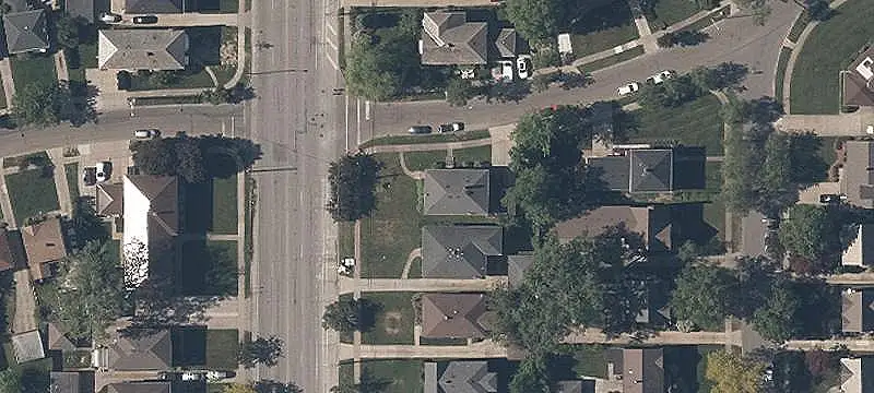 Brick Duplex with Two-Car Garage