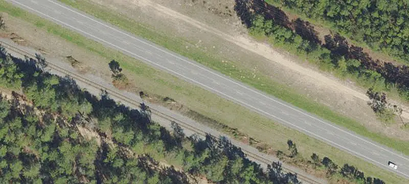 Cleared Triangular Commercial Land