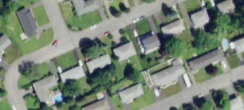 Brick Duplex with Attached Garages