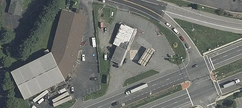 Corner Retail Building with Canopy