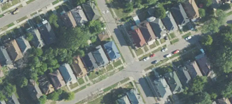 Brick Duplex With Detached Garage