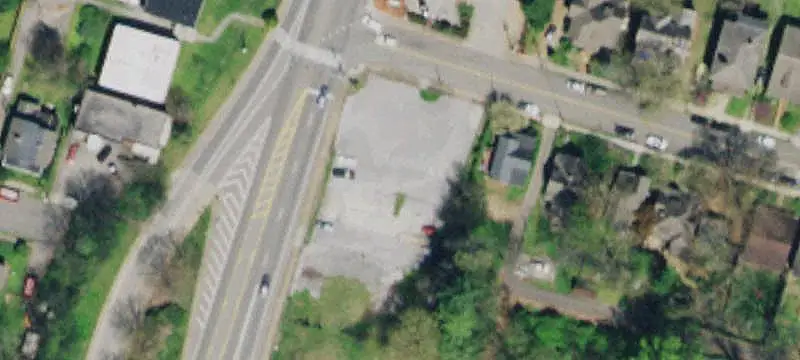 Corner Commercial Land with Improvements