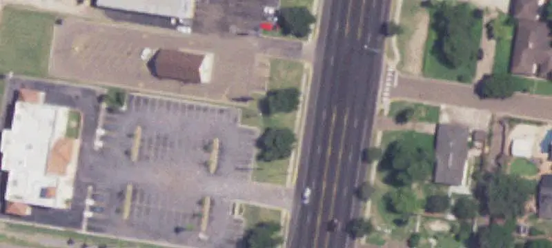 Freestanding Automotive Parts Building