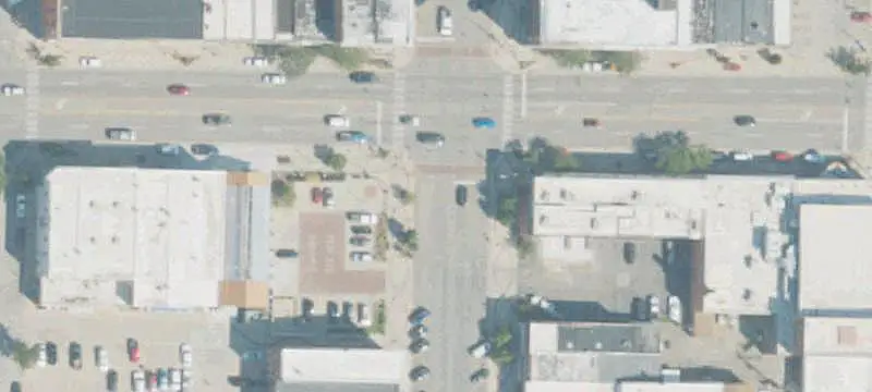 Updated Mixed-Use Building with Apartments