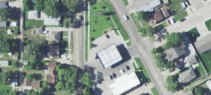 Office Building with Fenced Yard