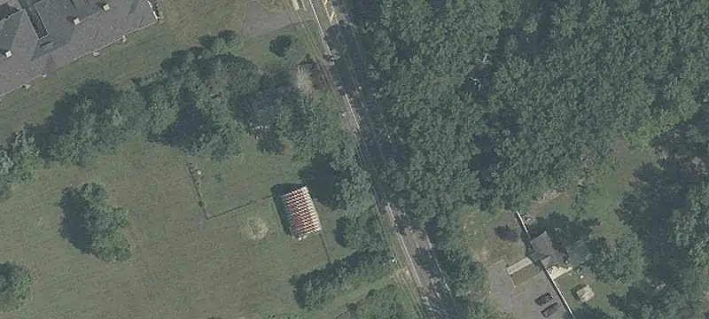 Farmland with Barn and Farm Building
