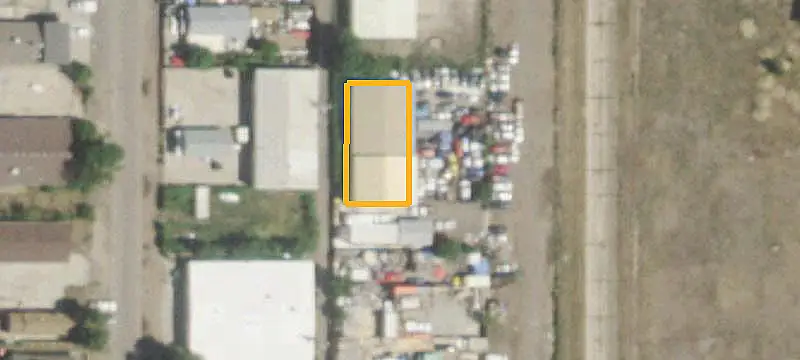 Warehouse Building with Storage Yard