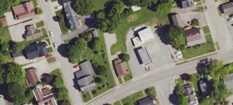 Office Building with Circular Drive