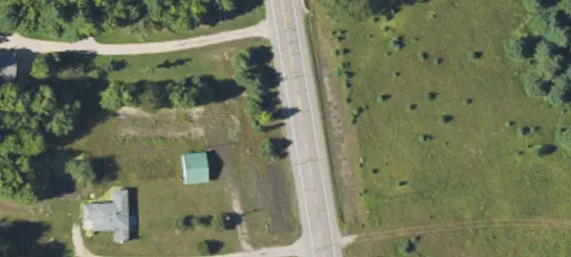 Wooded Land with Pole Barn