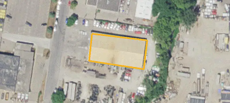 Industrial Warehouse Bay with Drive-In Door