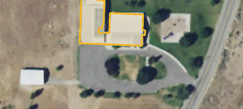 School Campus With Gymnasium