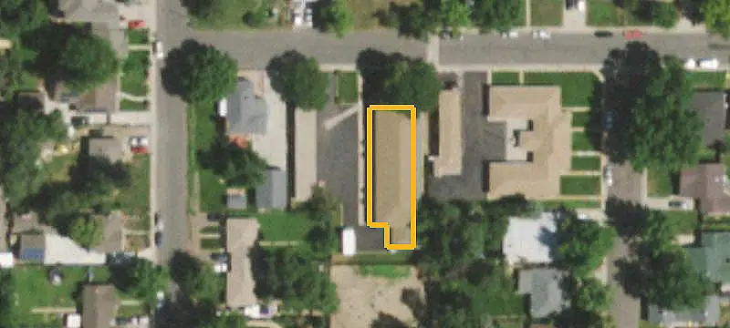 Corner-Lot Apartment Building