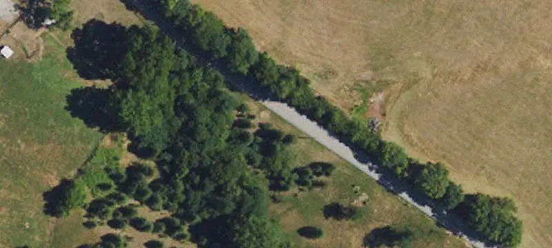 Fenced Farmland with Barn