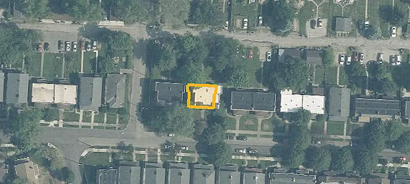 Brick Four-Unit Quadplex