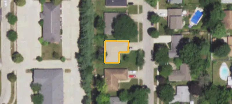 Brick Duplex With Shared Garage