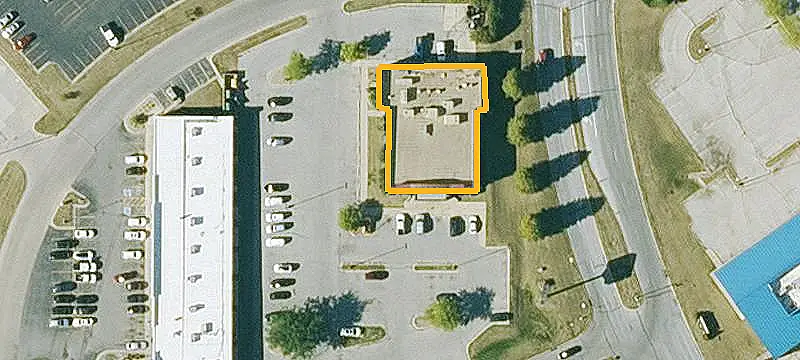 End-Cap Retail Space with Drive-Through