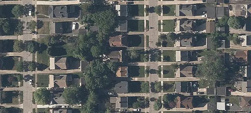 Duplex with Three-Car Garage