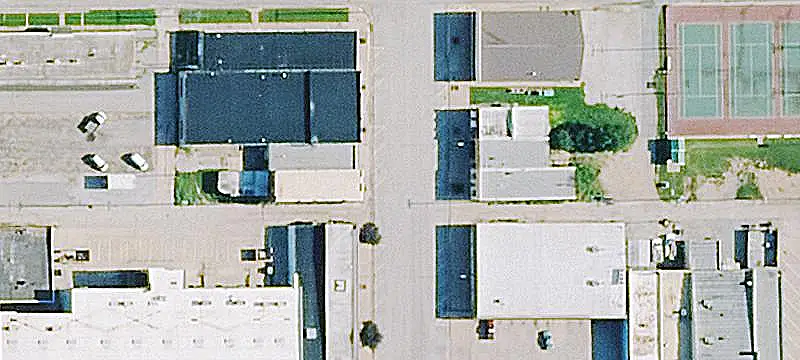 Mixed-Use Building with Overhead Doors