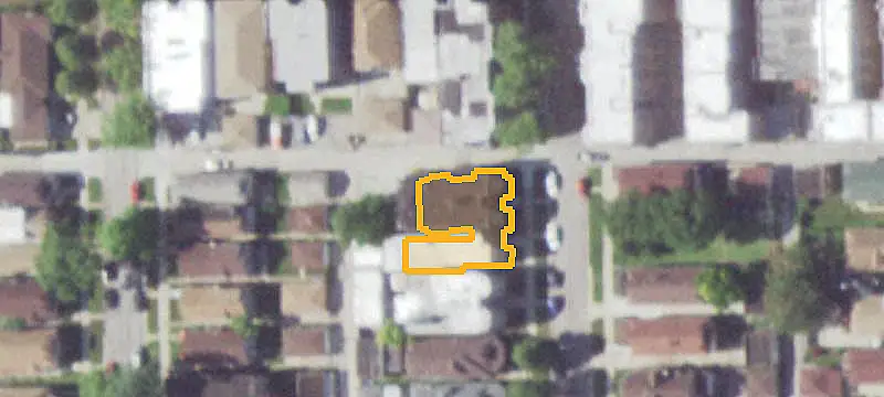 Brick Four-Unit Building