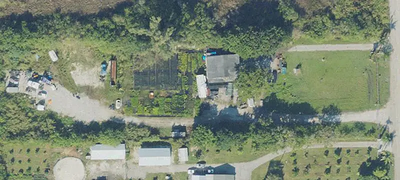 Fenced Commercial Land