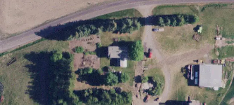 Agricultural Land Along Paved Roads