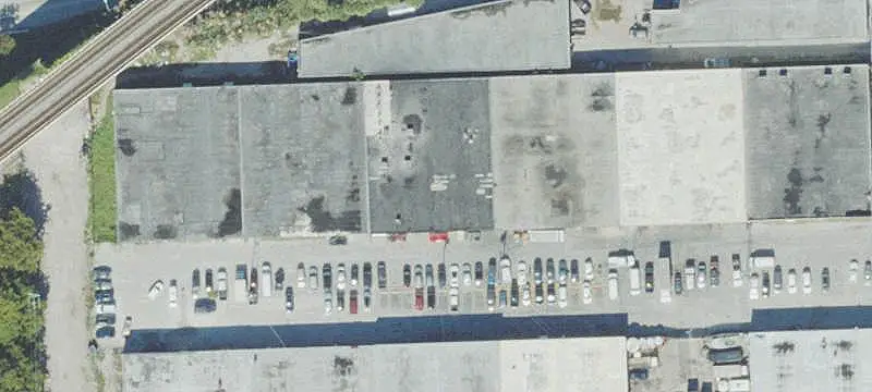 Industrial Warehouse with Loading Doors