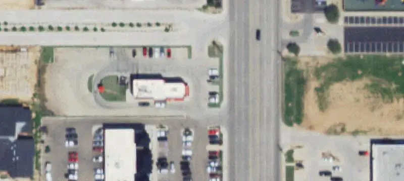 Freestanding Popeyes Restaurant