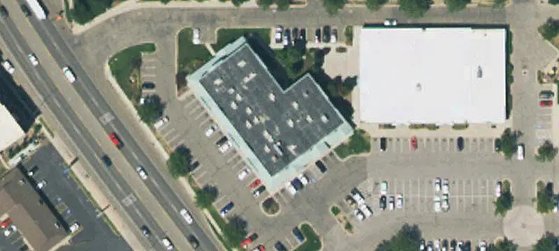 Six-Building Shopping Center