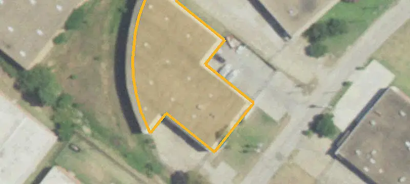 Warehouse with Fenced Truck Court