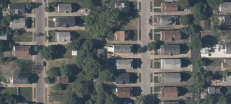 Duplex with Brick Garage