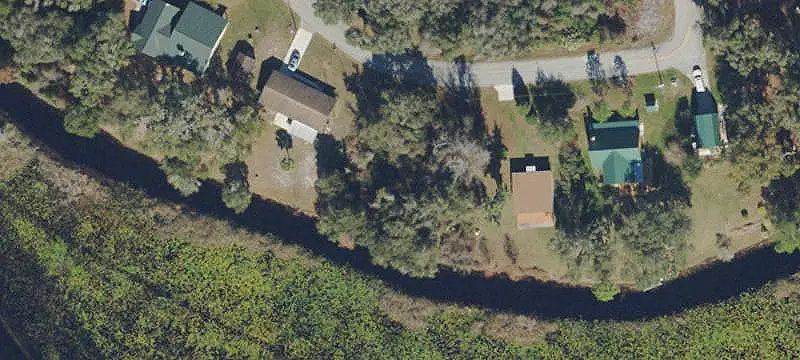 Waterfront Land with Mature Oaks