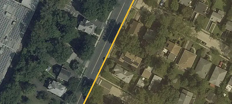 Duplex with Solar Panels