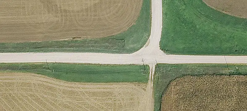 Iowa Farmland with Cropland and Timber