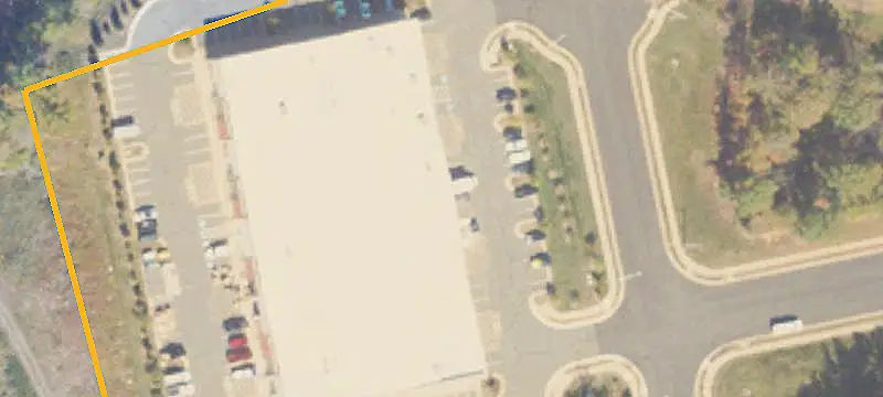 Fenced Industrial Storage Yard