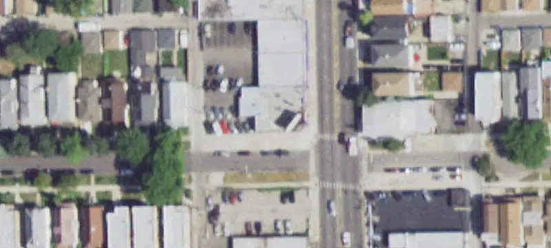 Automotive Building with Drive-In Door