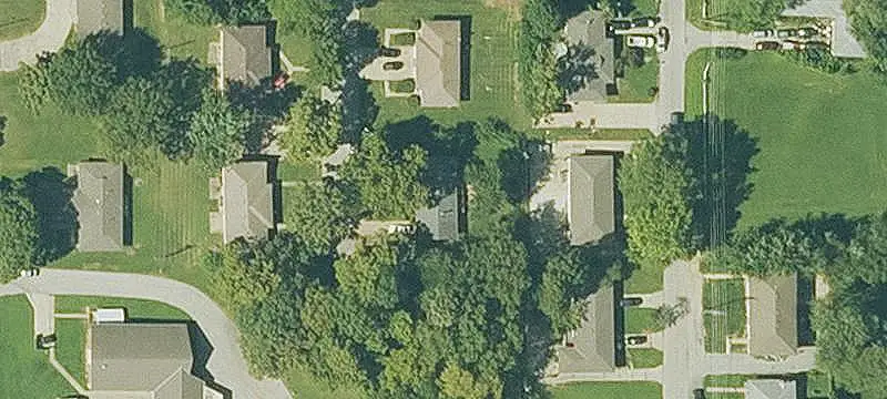 Brick Duplex with Attached Garages