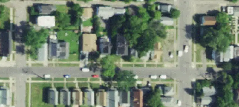 Brick Duplex with Three-Car Garage