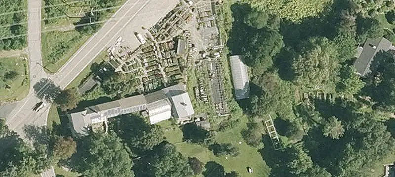 Garden Center with Greenhouses