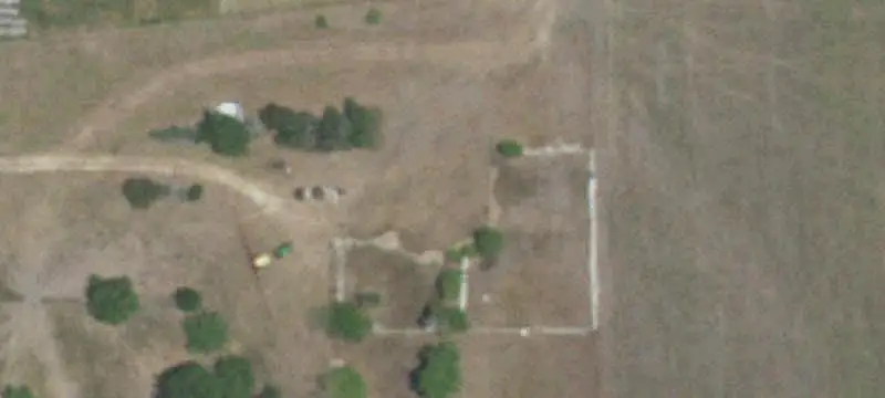 Fenced Farmland with Three Ponds
