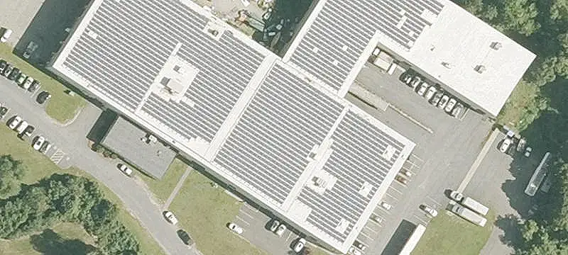 Solar-Powered Warehouse