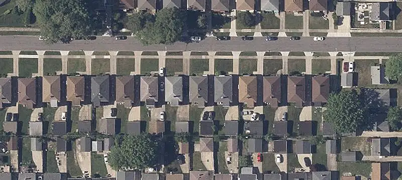 Brick Duplex with Two-Car Garage