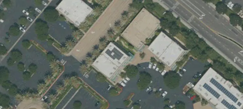 Office Building with Rooftop Signage