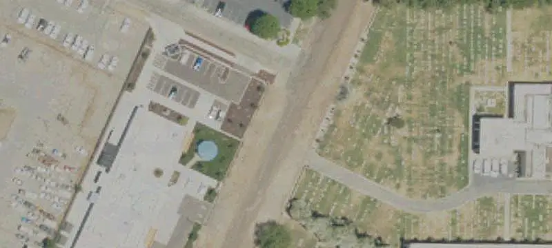 Warehouse with Electric Gate