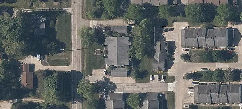 Apartment Building with Private Garages