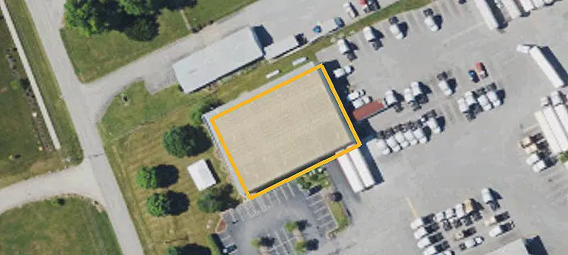 Industrial Facility with Fenced Yard